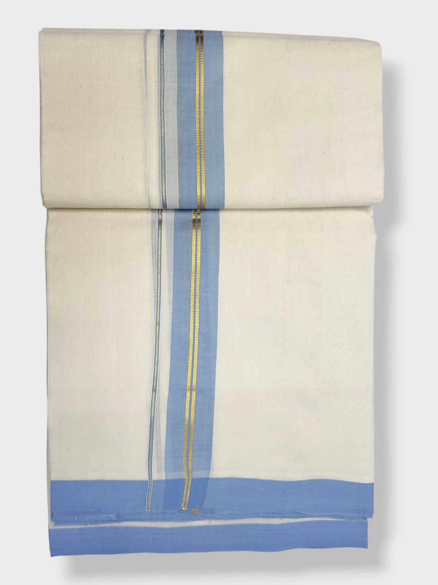 Kerala Balaramapuram Pure Cotton Handloom Mundu/Dhoti