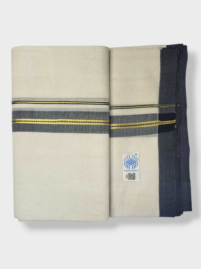 Kerala Balaramapuram Pure Cotton Handloom Mundu/Dhoti