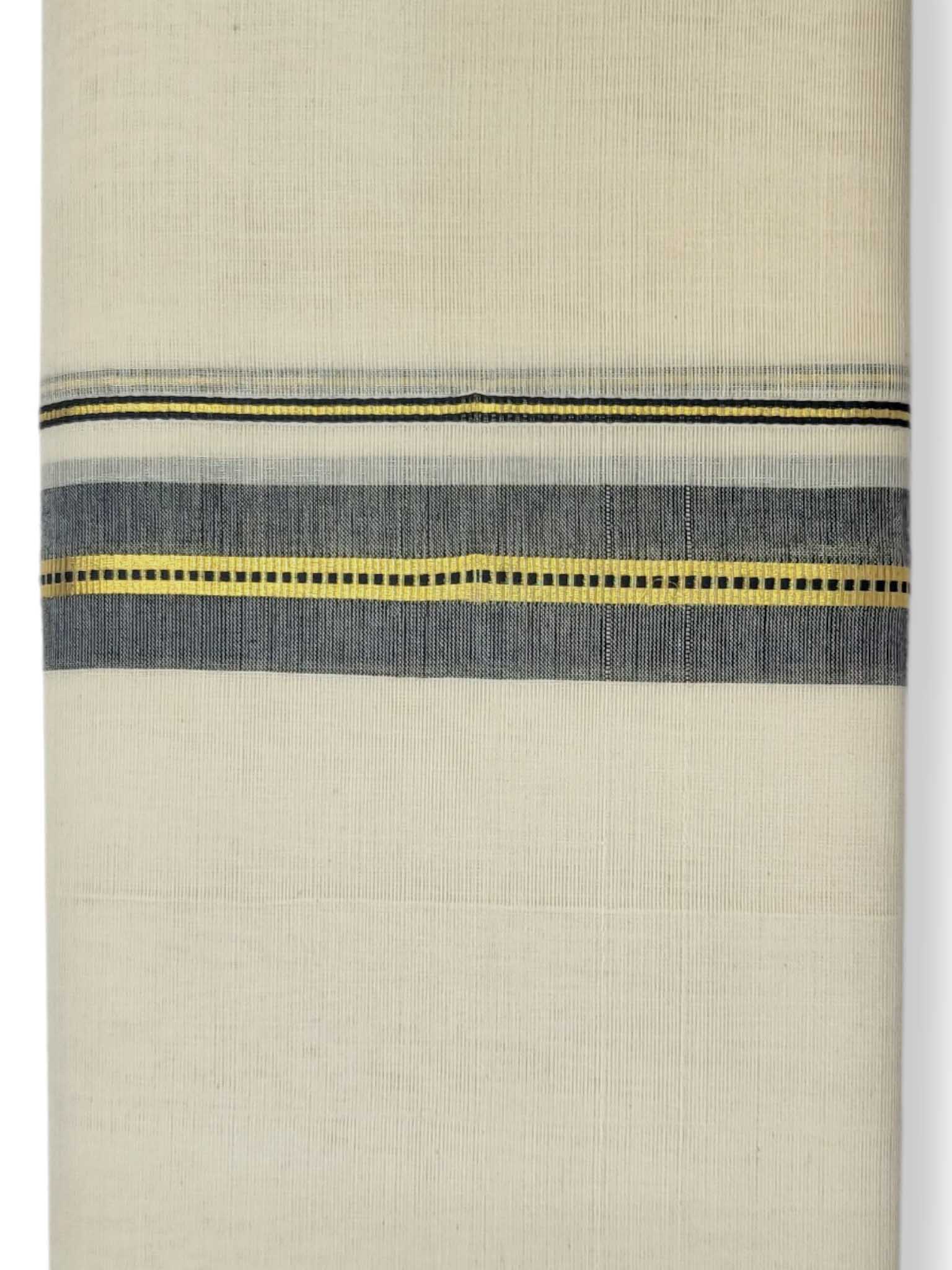 Kerala Balaramapuram Pure Cotton Handloom Mundu/Dhoti