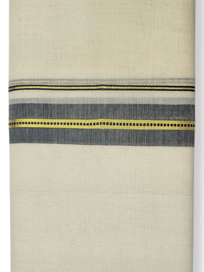 Kerala Balaramapuram Pure Cotton Handloom Mundu/Dhoti