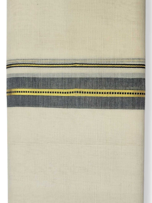 Kerala Balaramapuram Pure Cotton Handloom Mundu/Dhoti