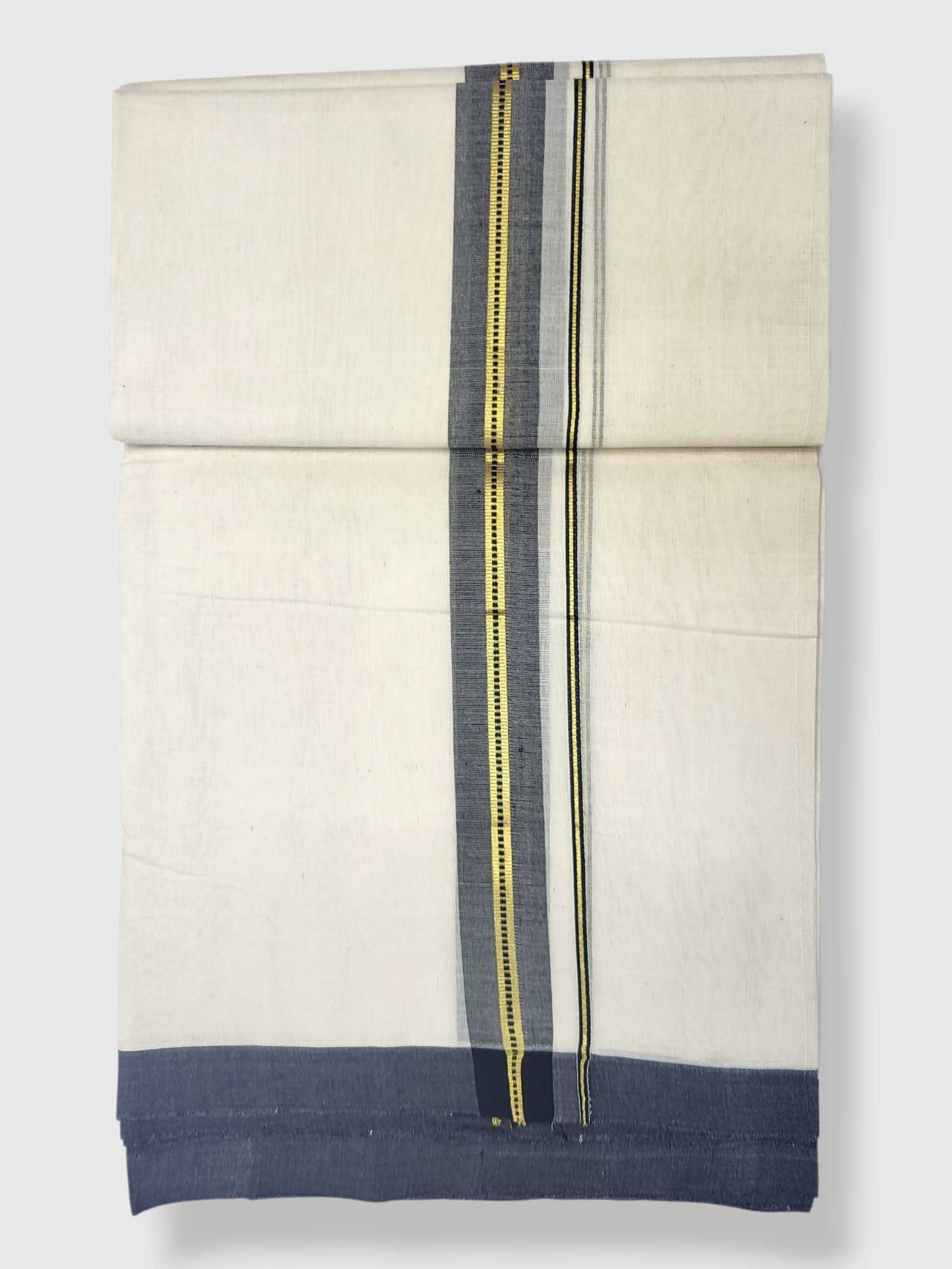 Kerala Balaramapuram Pure Cotton Handloom Mundu/Dhoti
