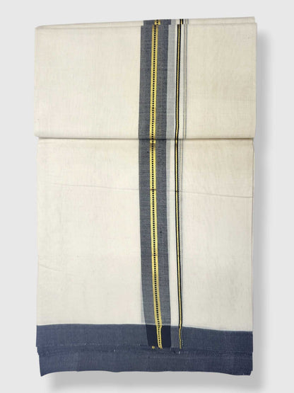 Kerala Balaramapuram Pure Cotton Handloom Mundu/Dhoti