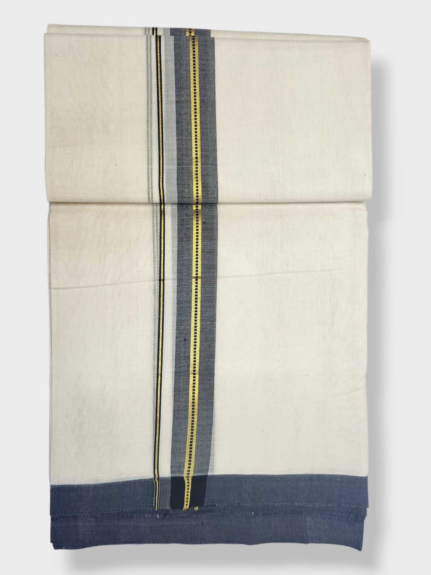Kerala Balaramapuram Pure Cotton Handloom Mundu/Dhoti
