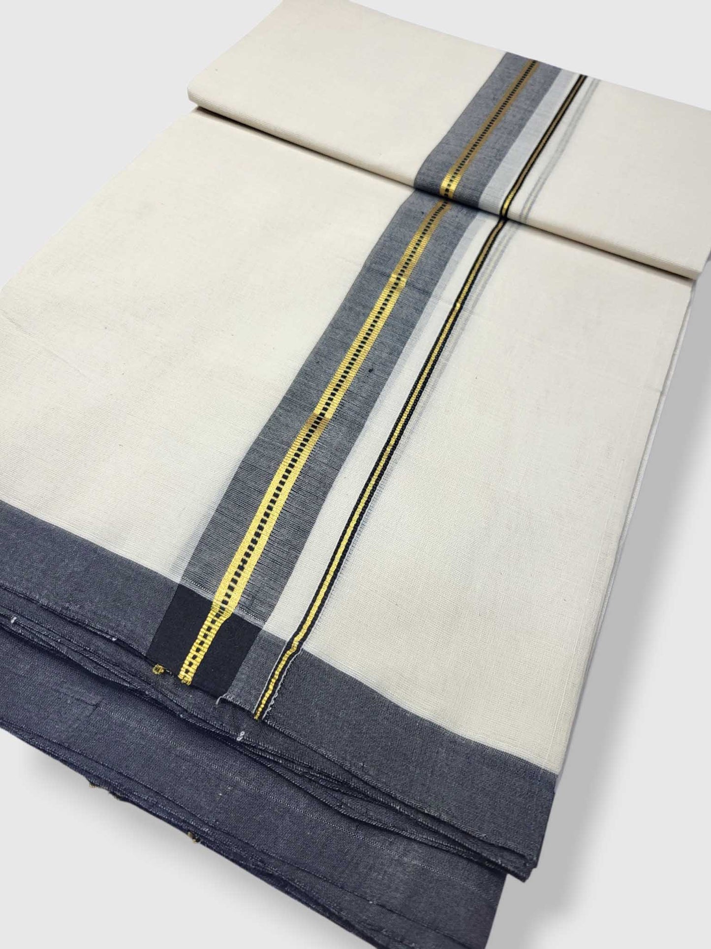 Kerala Balaramapuram Pure Cotton Handloom Mundu/Dhoti