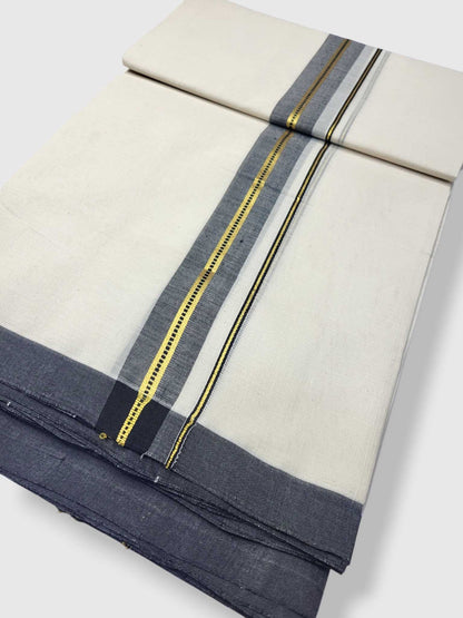 Kerala Balaramapuram Pure Cotton Handloom Mundu/Dhoti