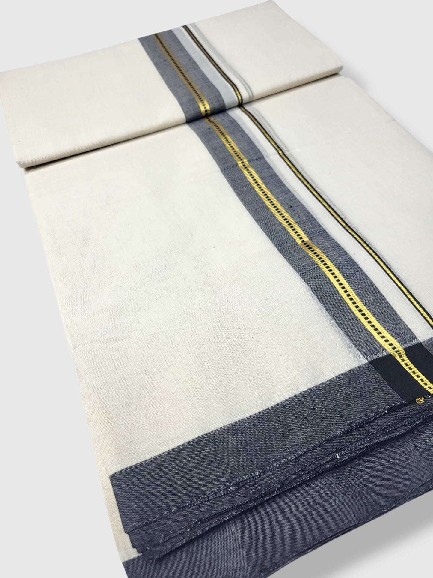 Kerala Balaramapuram Pure Cotton Handloom Mundu/Dhoti