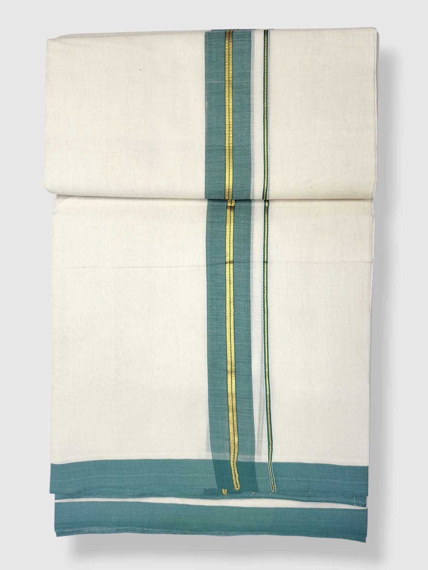 Kerala Balaramapuram Pure Cotton Handloom Mundu/Dhoti