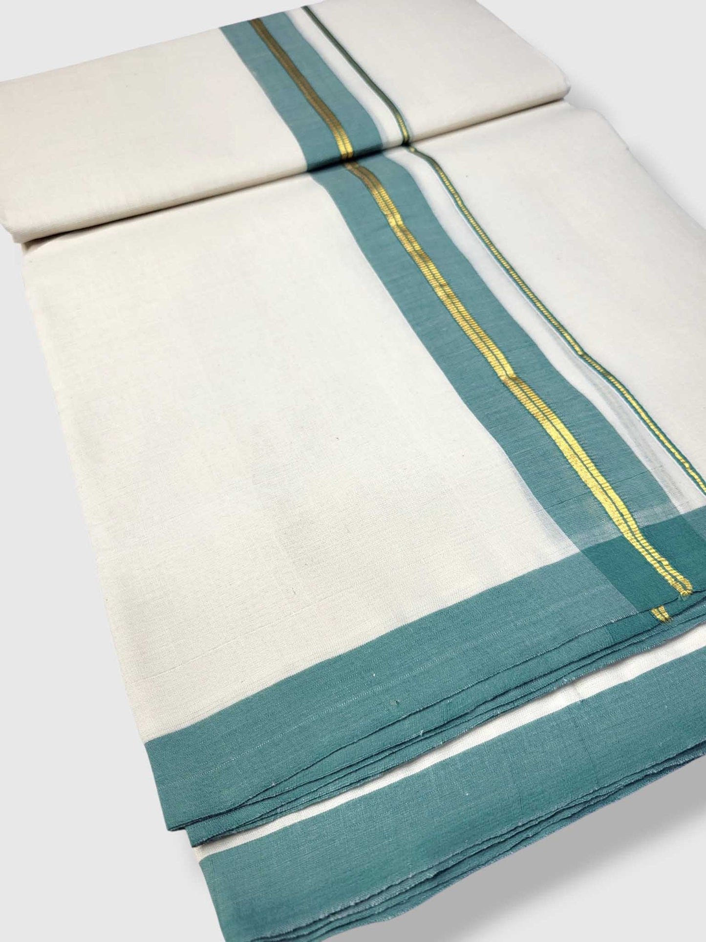 Kerala Balaramapuram Pure Cotton Handloom Mundu/Dhoti