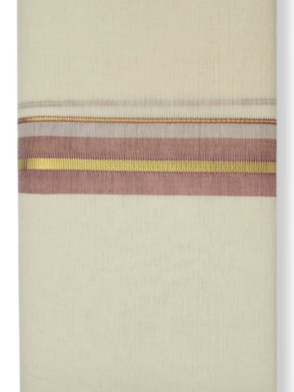 Kerala Balaramapuram Pure Cotton Handloom Mundu/Dhoti
