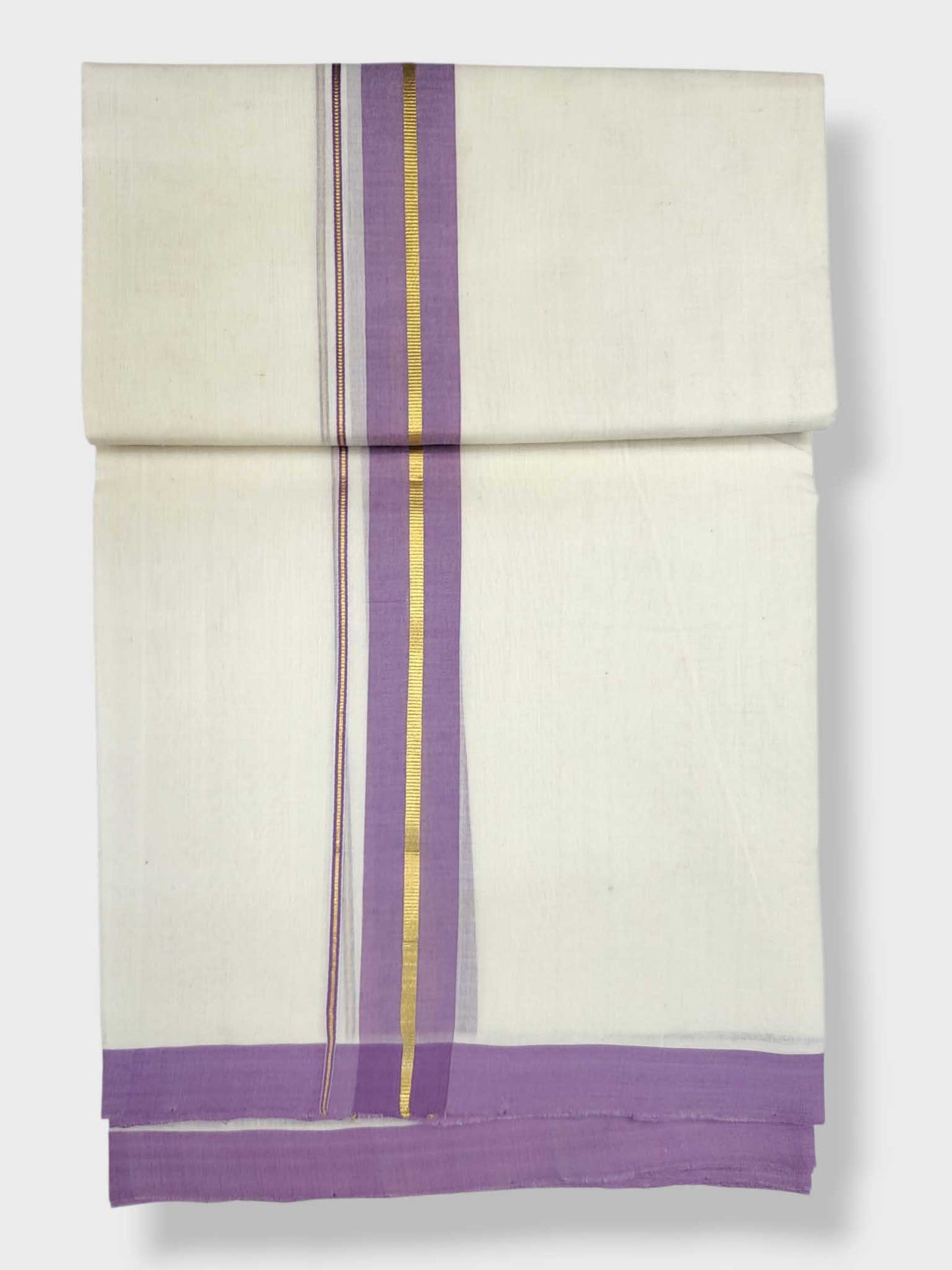 Kerala Balaramapuram Pure Cotton Handloom Mundu/Dhoti