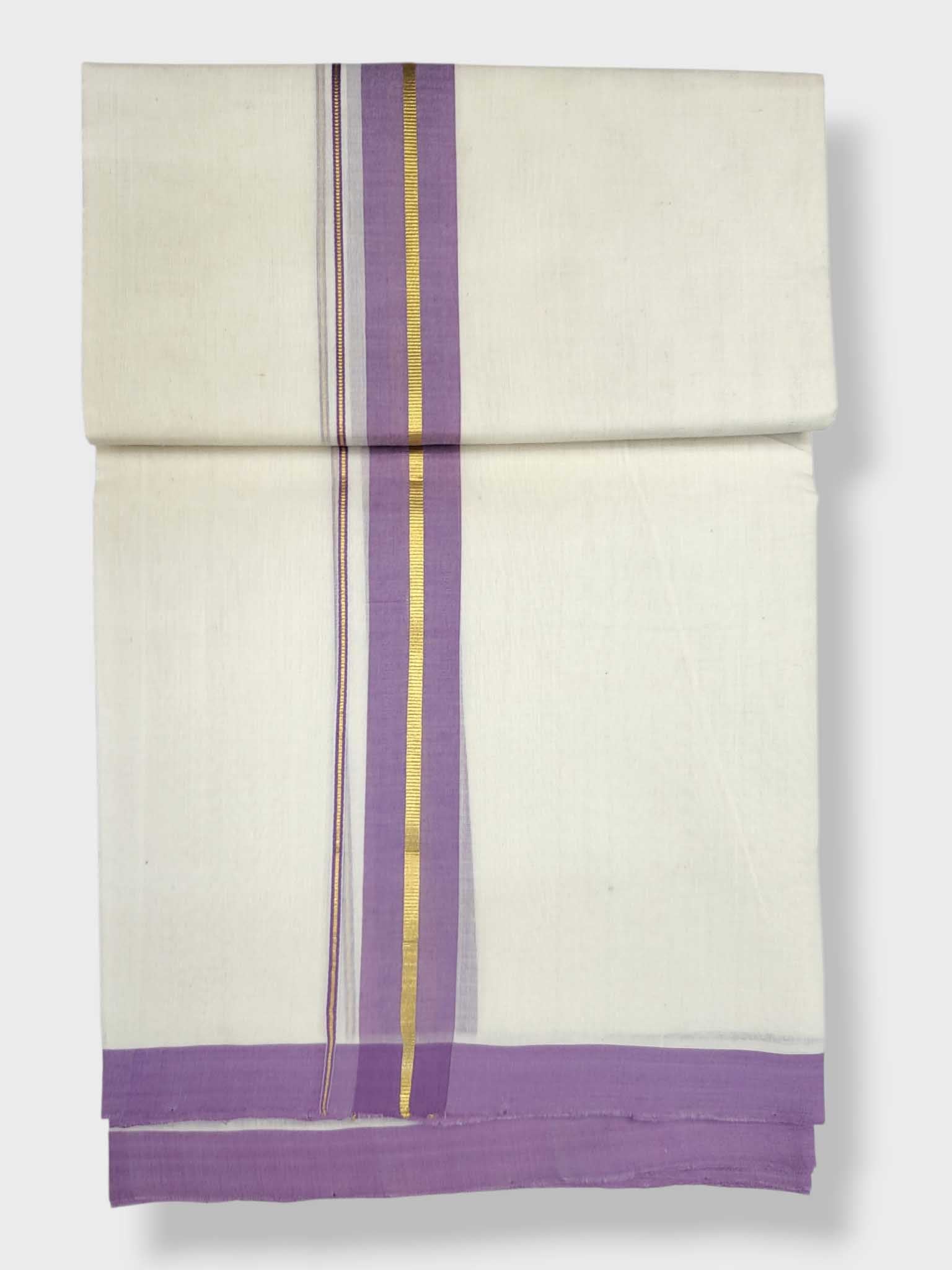 Kerala Balaramapuram Pure Cotton Handloom Mundu/Dhoti
