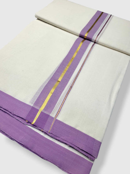 Kerala Balaramapuram Pure Cotton Handloom Mundu/Dhoti
