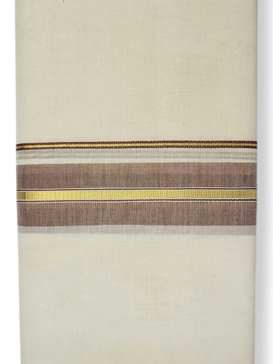 Kerala Balaramapuram Pure Cotton Handloom Mundu/Dhoti