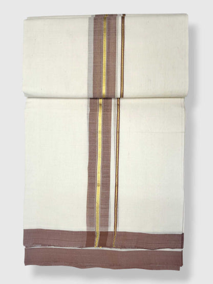 Kerala Balaramapuram Pure Cotton Handloom Mundu/Dhoti