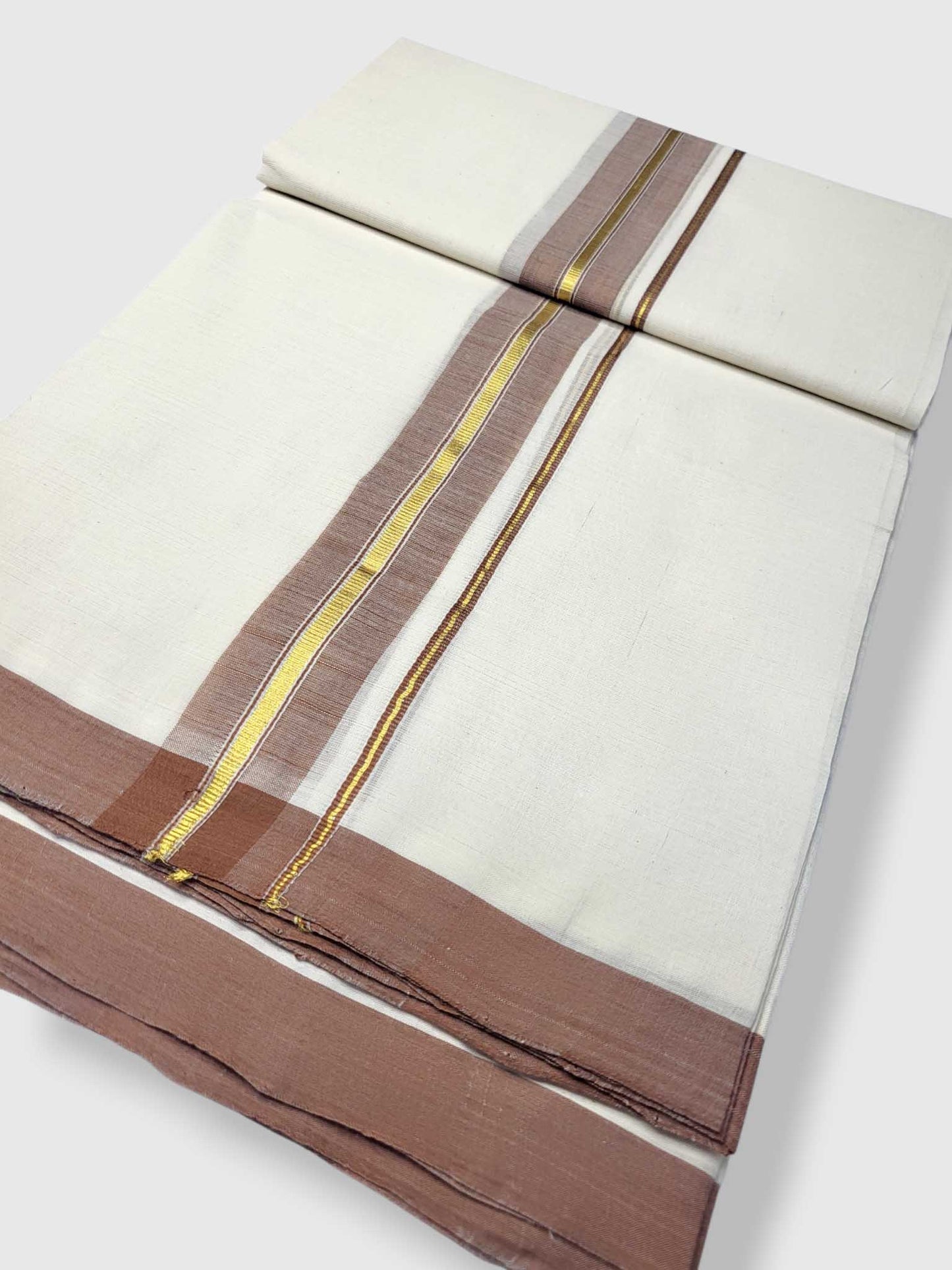 Kerala Balaramapuram Pure Cotton Handloom Mundu/Dhoti
