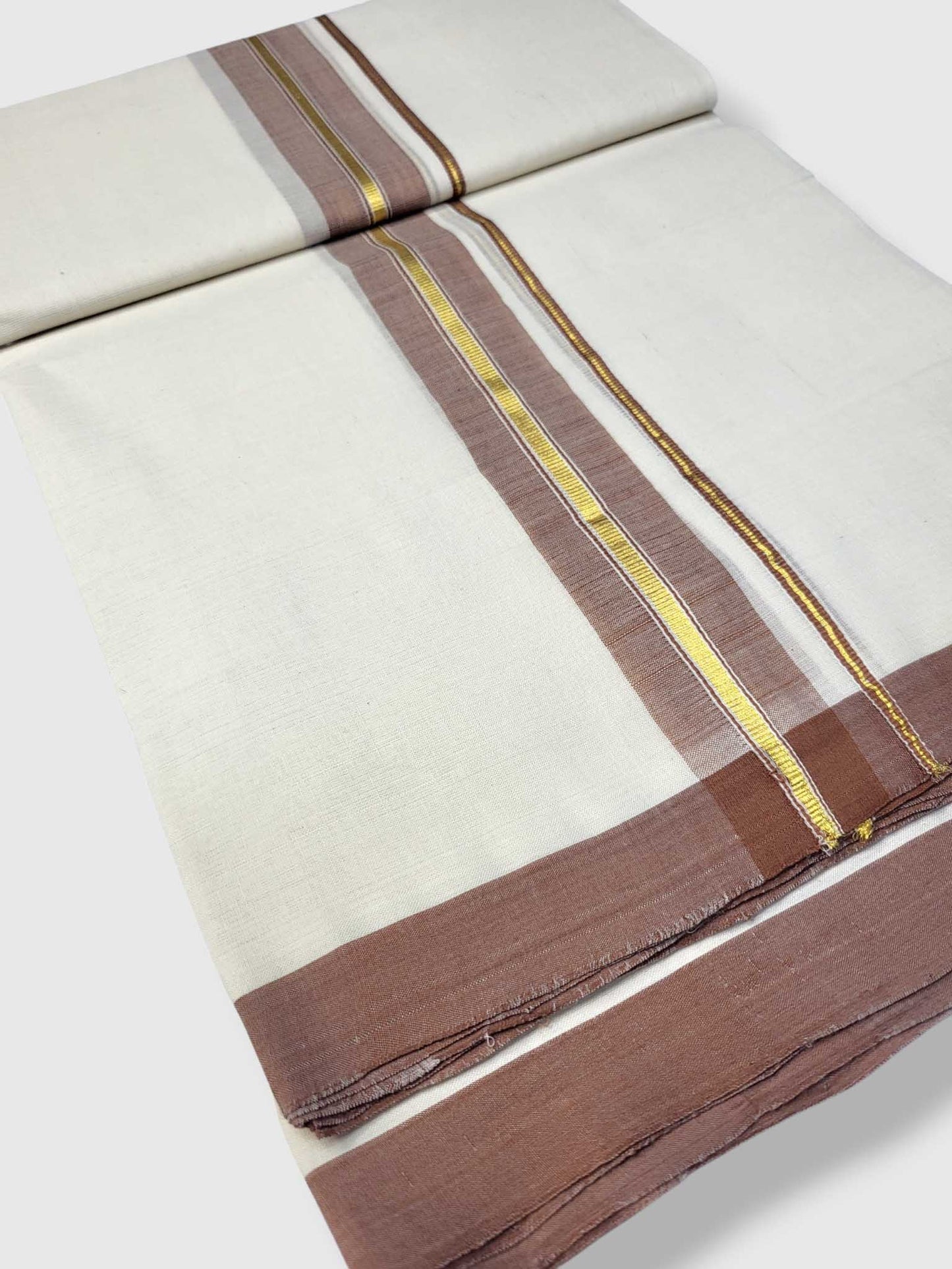 Kerala Balaramapuram Pure Cotton Handloom Mundu/Dhoti