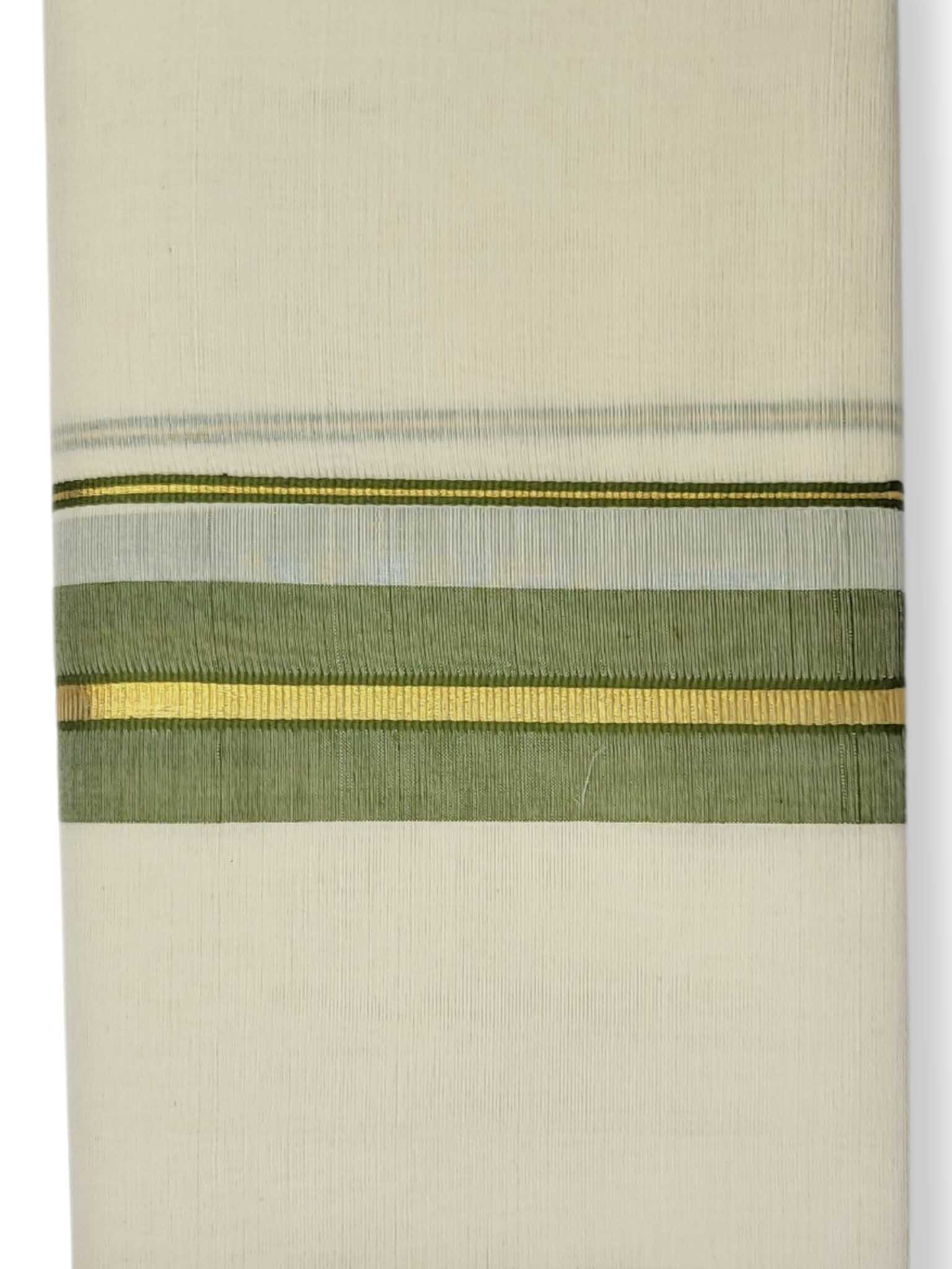 Kerala Balaramapuram Pure Cotton Handloom Mundu/Dhoti