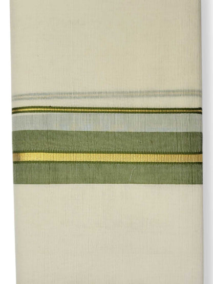 Kerala Balaramapuram Pure Cotton Handloom Mundu/Dhoti