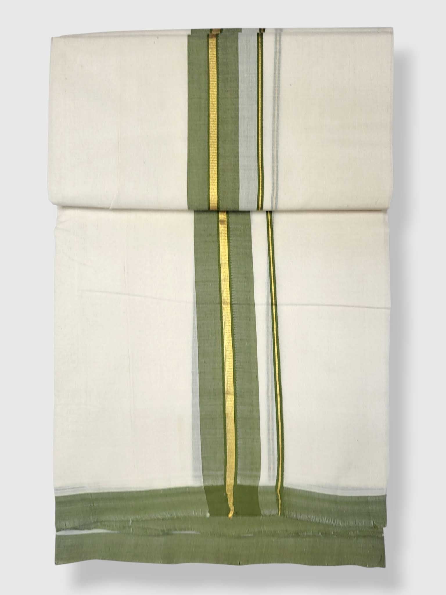 Kerala Balaramapuram Pure Cotton Handloom Mundu/Dhoti
