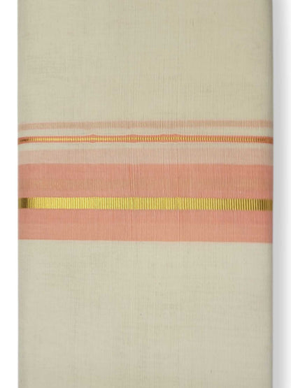 Kerala Balaramapuram Pure Cotton Handloom Mundu/Dhoti