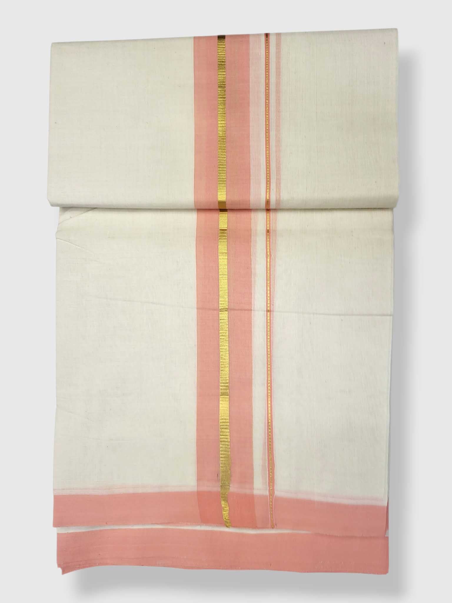 Kerala Balaramapuram Pure Cotton Handloom Mundu/Dhoti