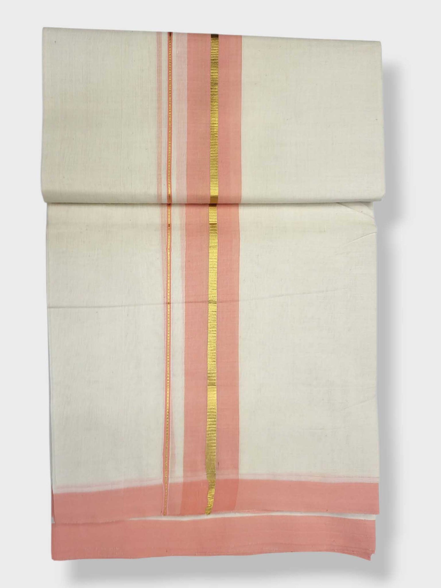 Kerala Balaramapuram Pure Cotton Handloom Mundu/Dhoti