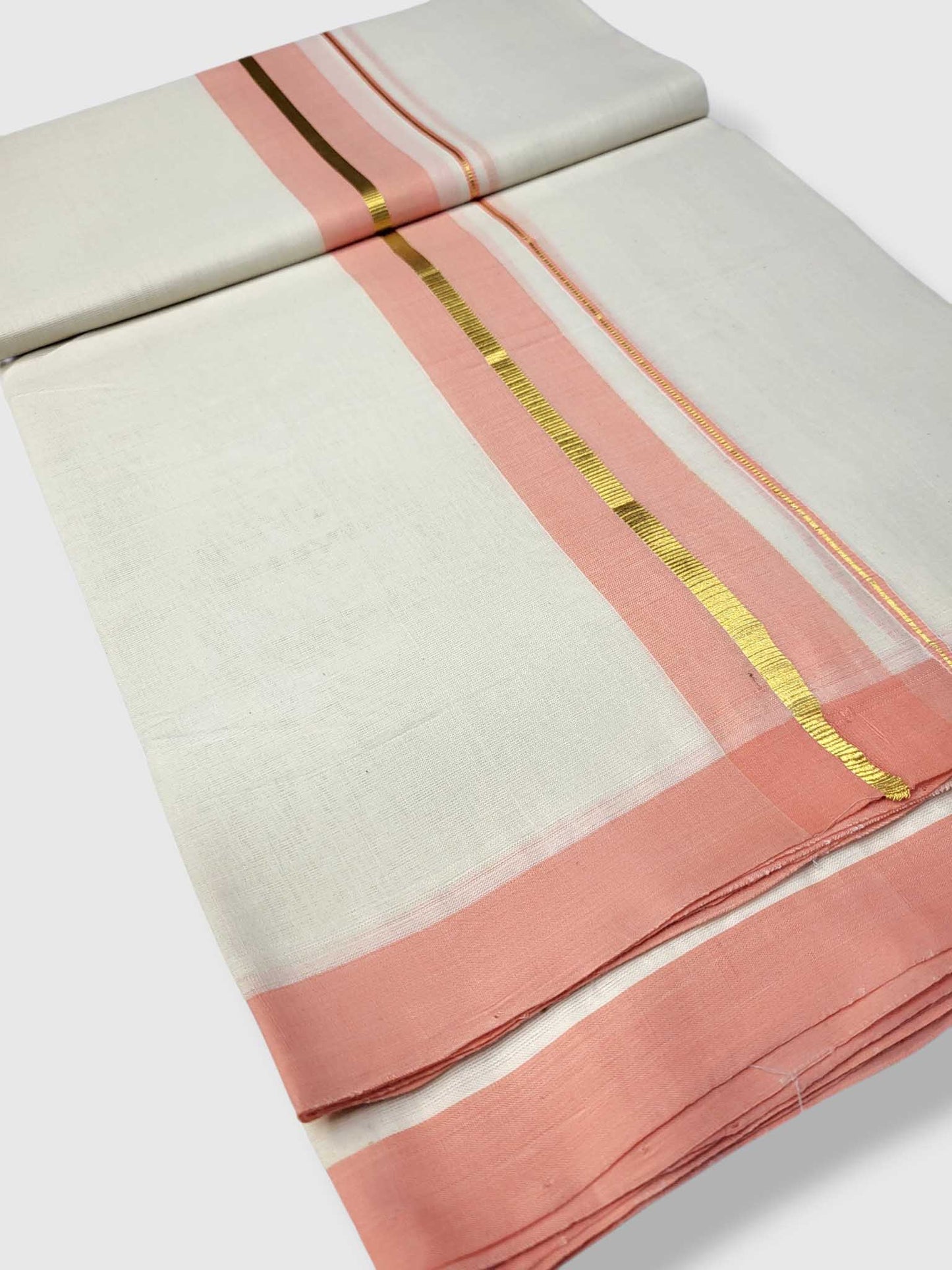 Kerala Balaramapuram Pure Cotton Handloom Mundu/Dhoti