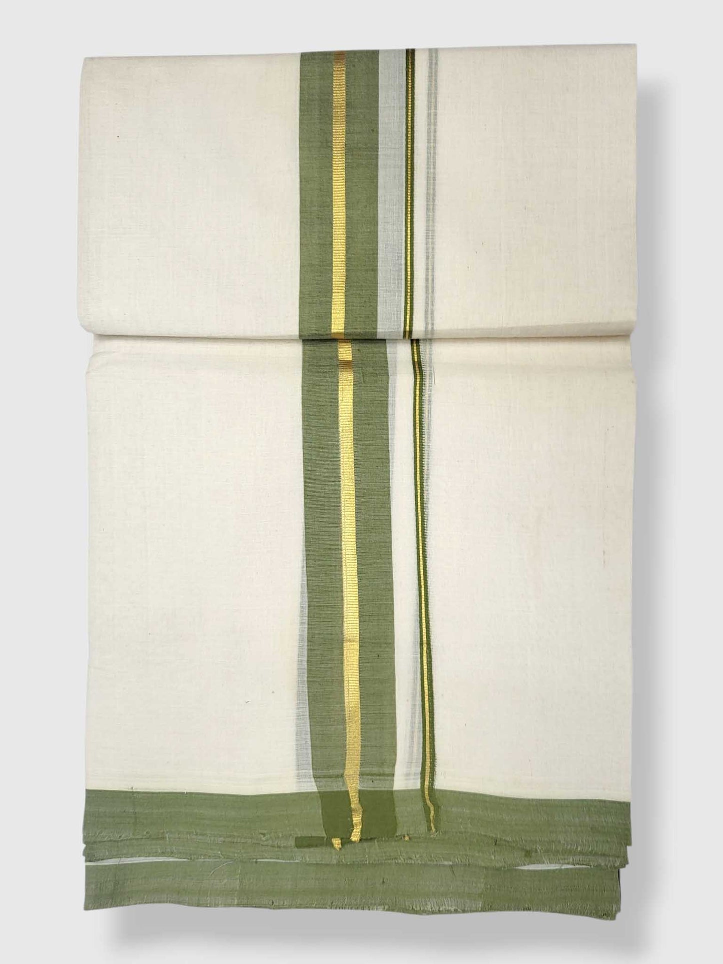 Kerala Balaramapuram Pure Cotton Handloom Mundu/Dhoti