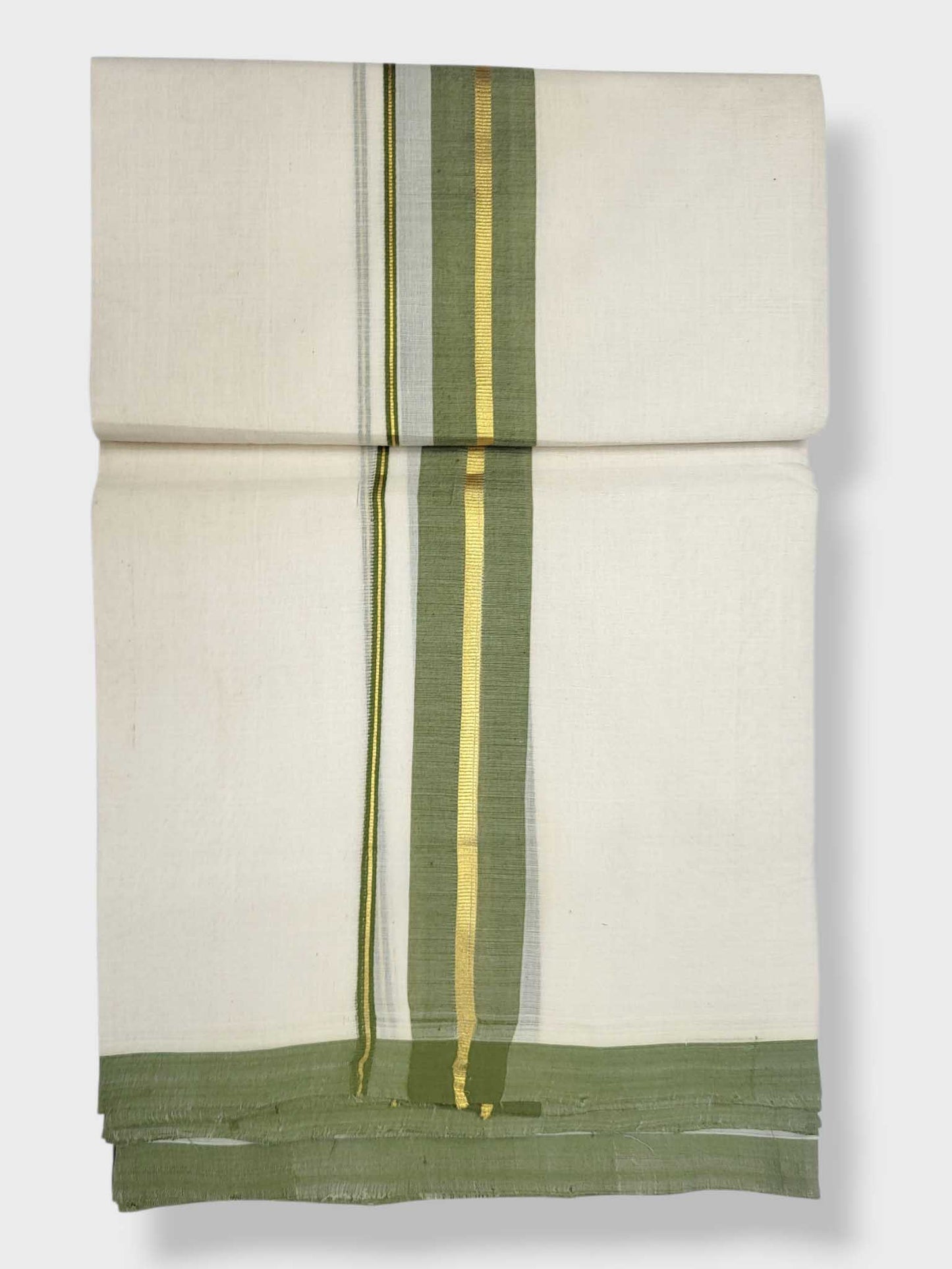 Kerala Balaramapuram Pure Cotton Handloom Mundu/Dhoti