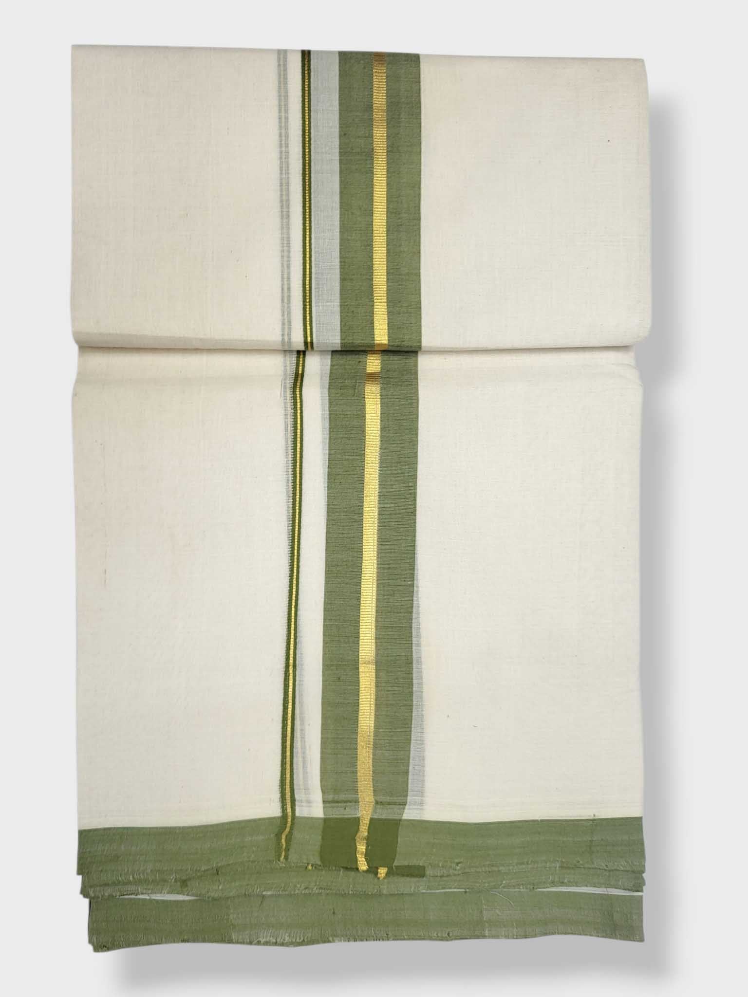 Kerala Balaramapuram Pure Cotton Handloom Mundu/Dhoti