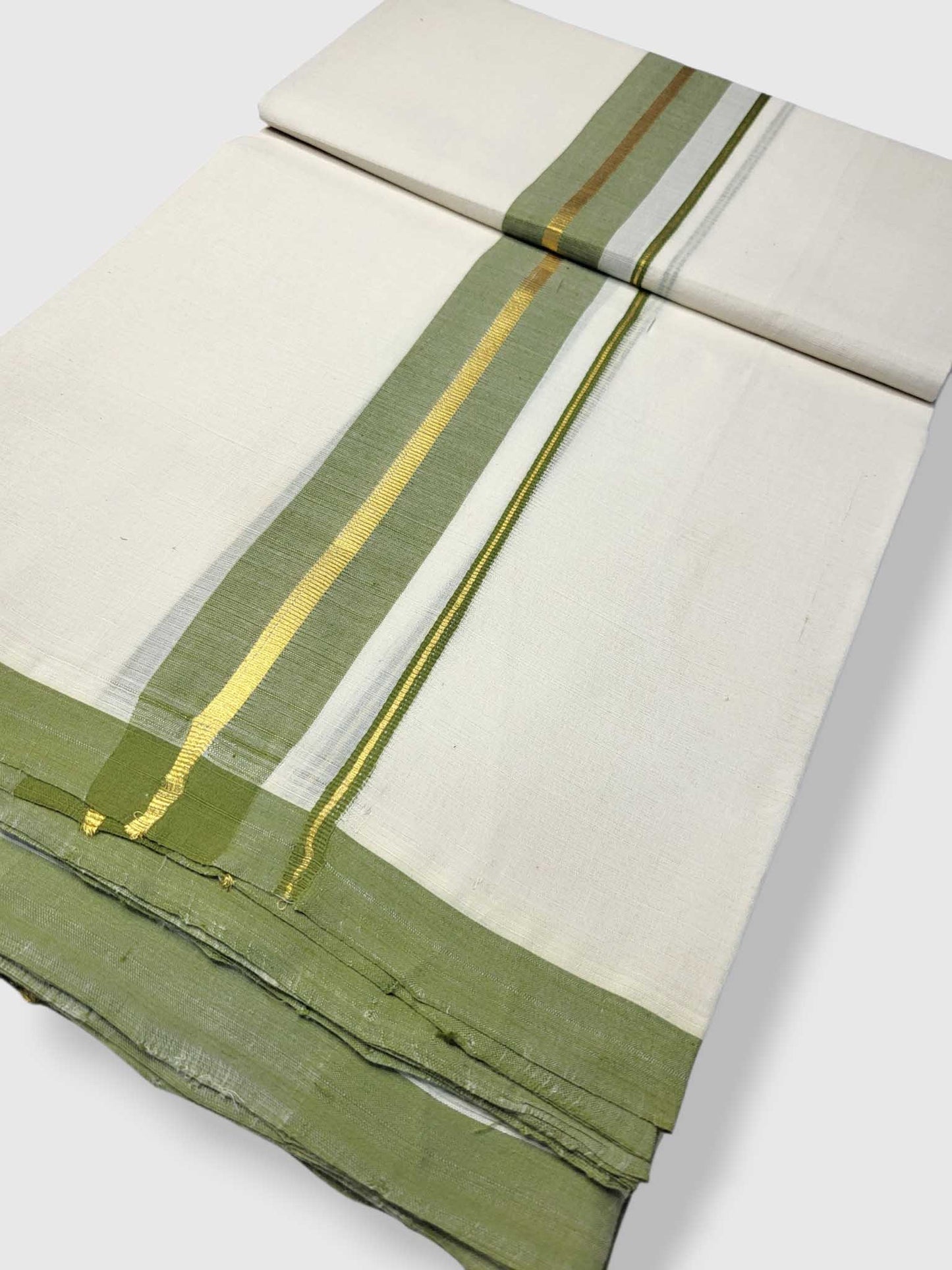 Kerala Balaramapuram Pure Cotton Handloom Mundu/Dhoti