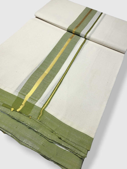 Kerala Balaramapuram Pure Cotton Handloom Mundu/Dhoti