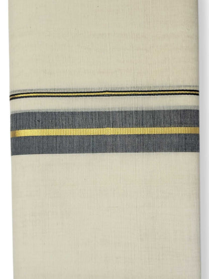 Kerala Balaramapuram Pure Cotton Handloom Mundu/Dhoti