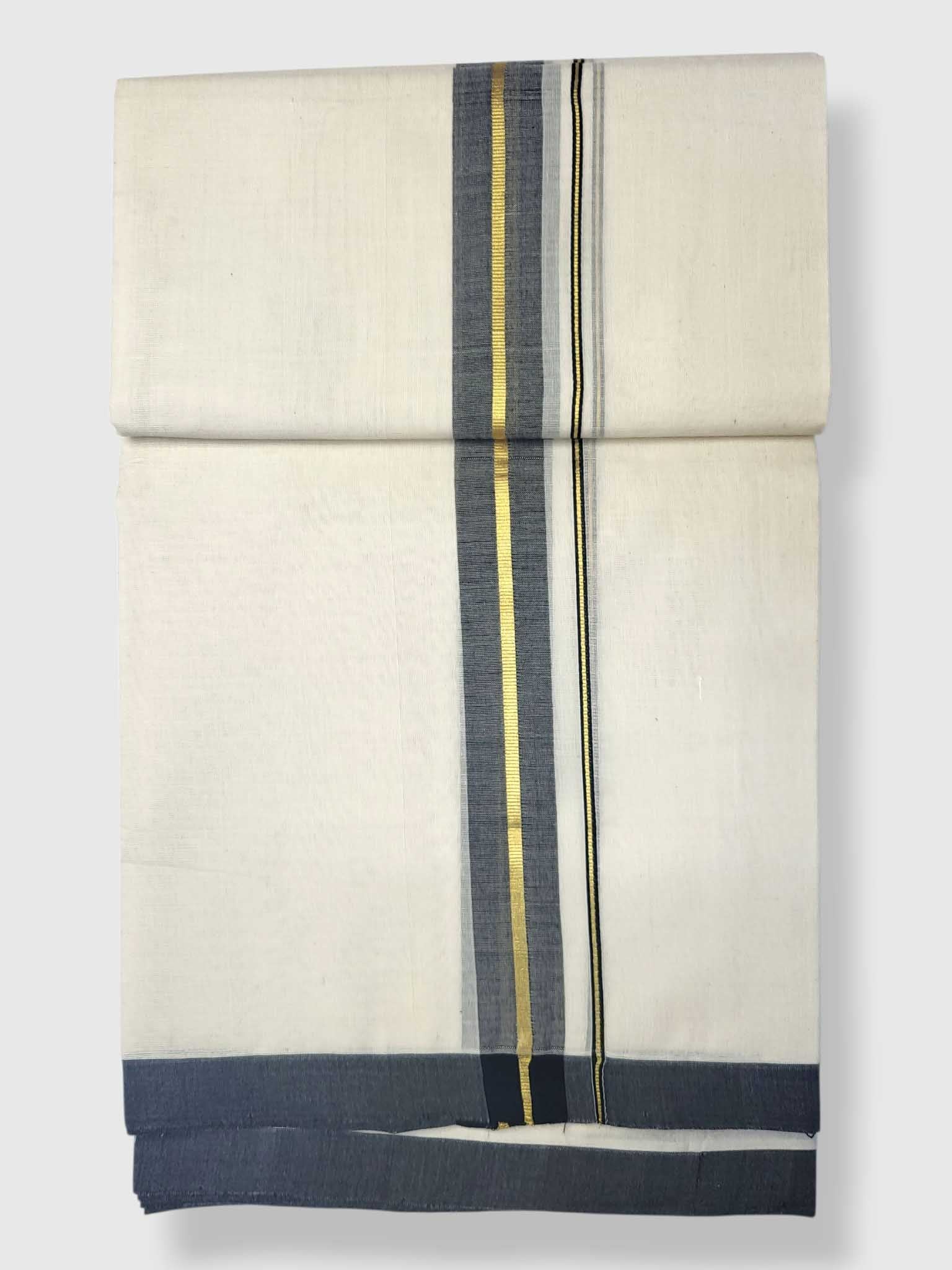 Kerala Balaramapuram Pure Cotton Handloom Mundu/Dhoti