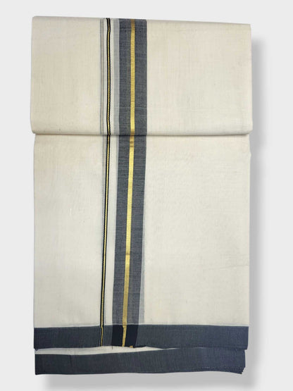 Kerala Balaramapuram Pure Cotton Handloom Mundu/Dhoti