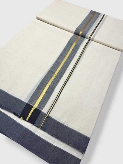 Kerala Balaramapuram Pure Cotton Handloom Mundu/Dhoti
