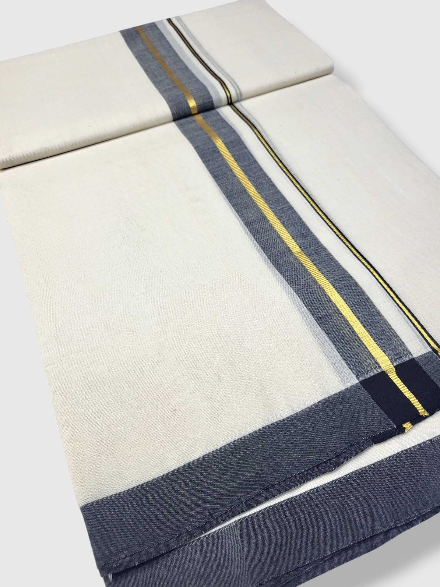 Kerala Balaramapuram Pure Cotton Handloom Mundu/Dhoti