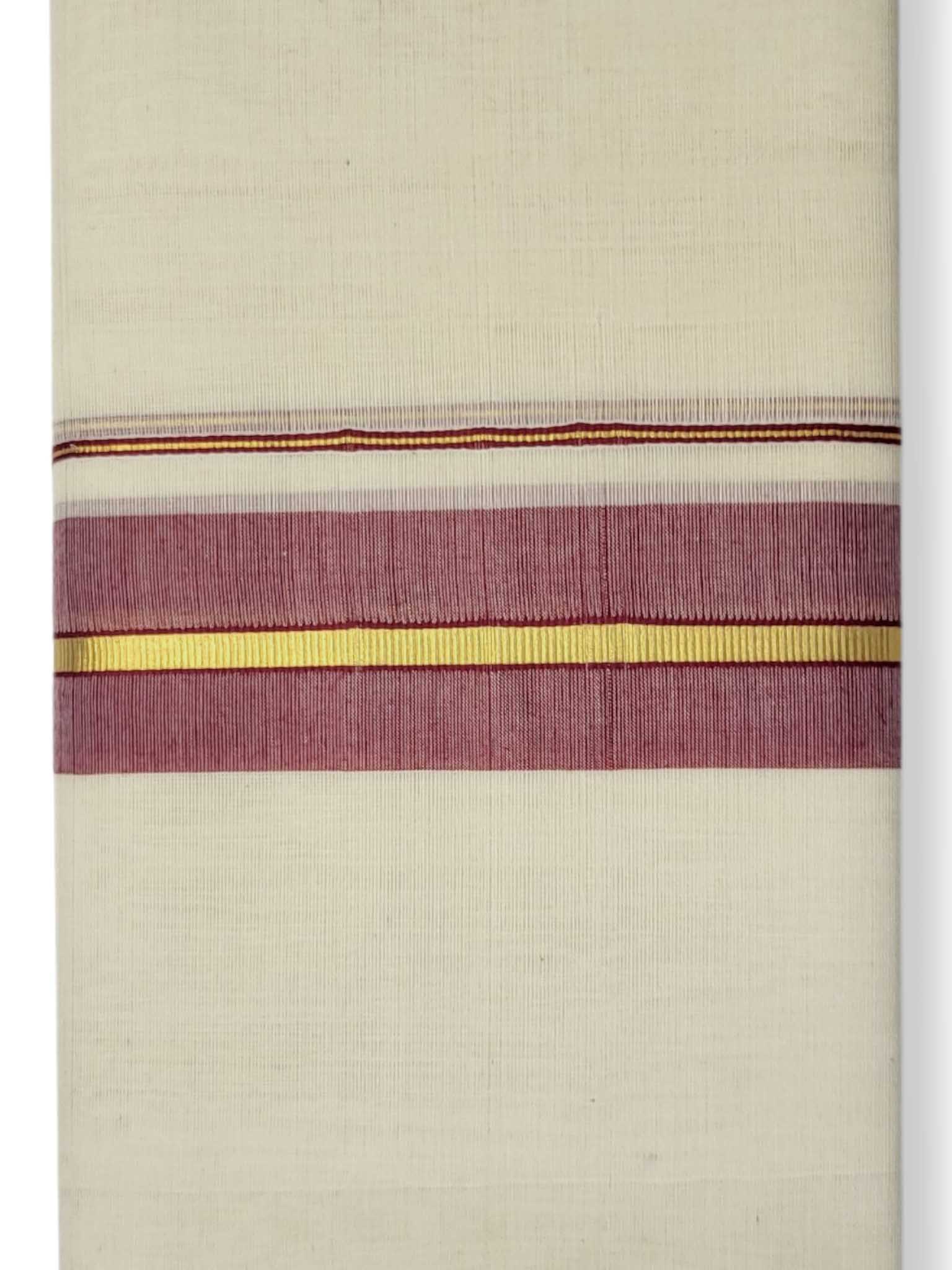 Kerala Balaramapuram Pure Cotton Handloom Mundu/Dhoti