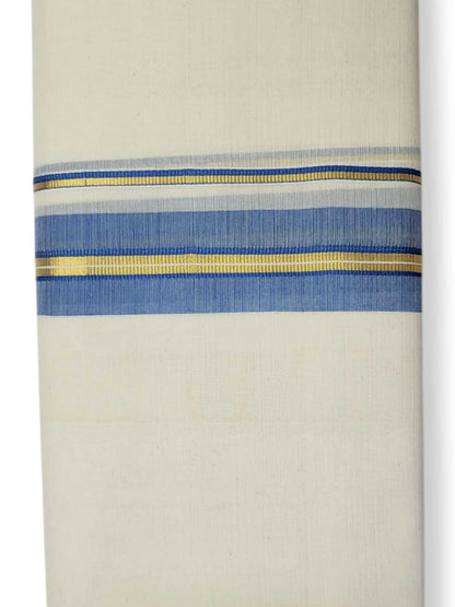 Kerala Balaramapuram Pure Cotton Handloom Mundu/Dhoti