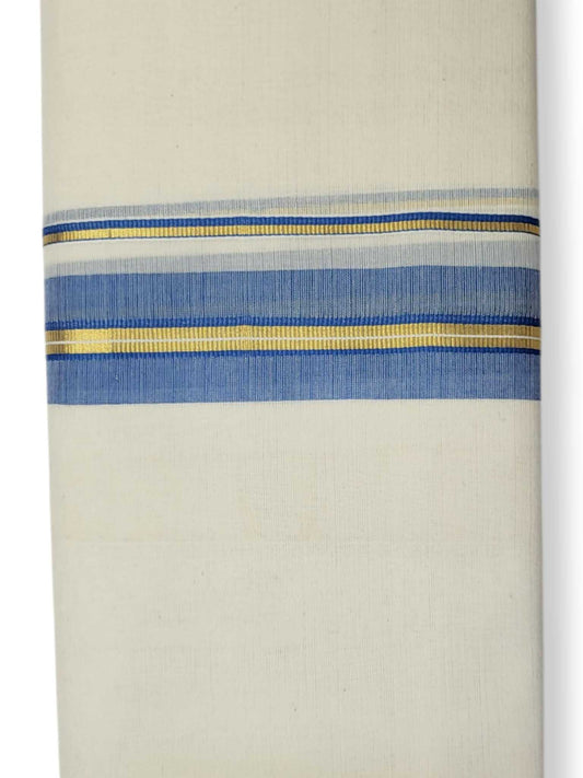 Kerala Balaramapuram Pure Cotton Handloom Mundu/Dhoti