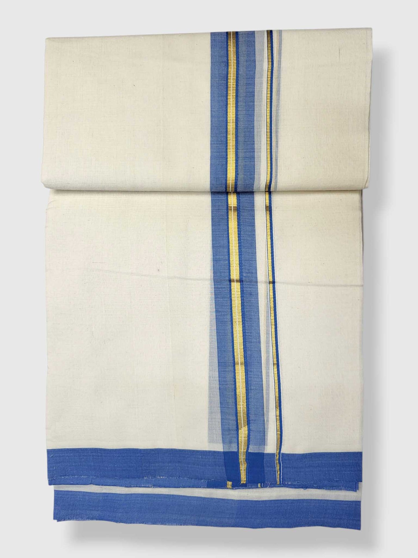 Kerala Balaramapuram Pure Cotton Handloom Mundu/Dhoti