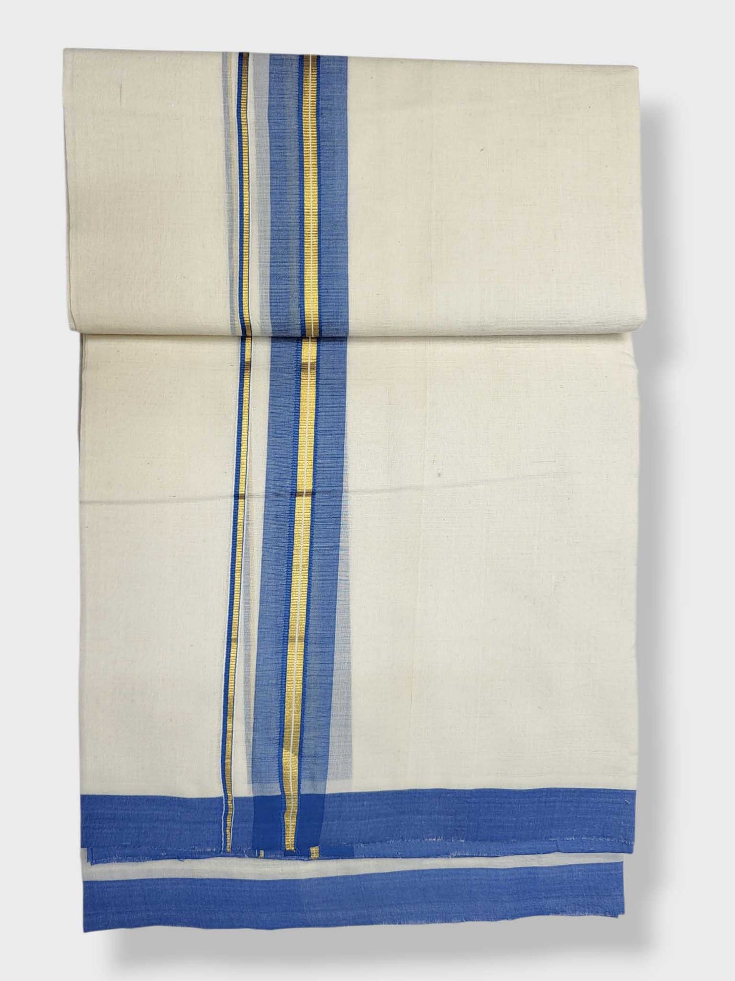 Kerala Balaramapuram Pure Cotton Handloom Mundu/Dhoti