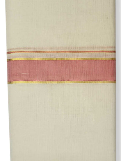 Kerala Balaramapuram Pure Cotton Handloom Mundu/Dhoti