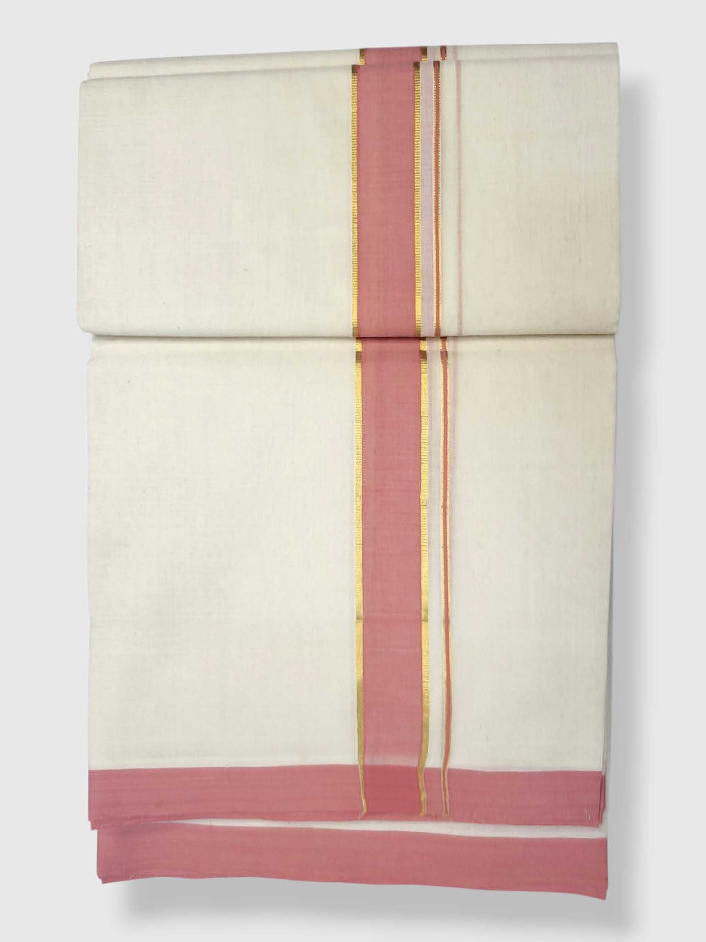 Kerala Balaramapuram Pure Cotton Handloom Mundu/Dhoti