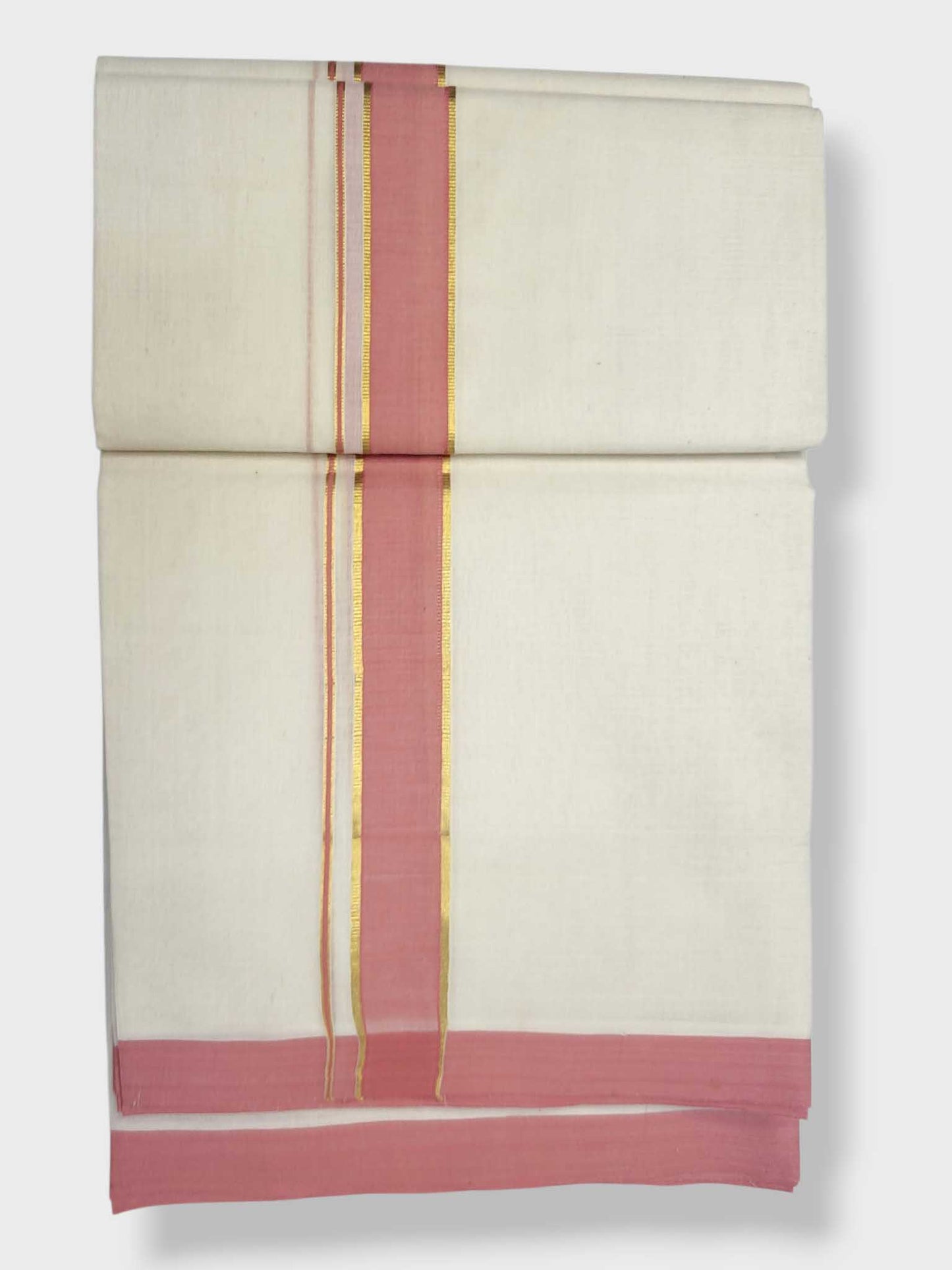 Kerala Balaramapuram Pure Cotton Handloom Mundu/Dhoti