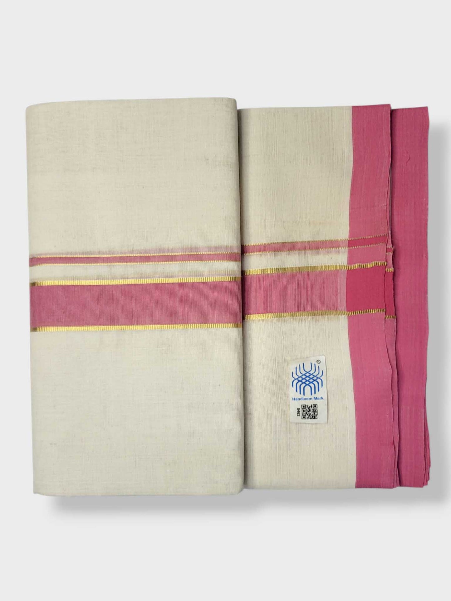 Kerala Balaramapuram Pure Cotton Handloom Mundu/Dhoti