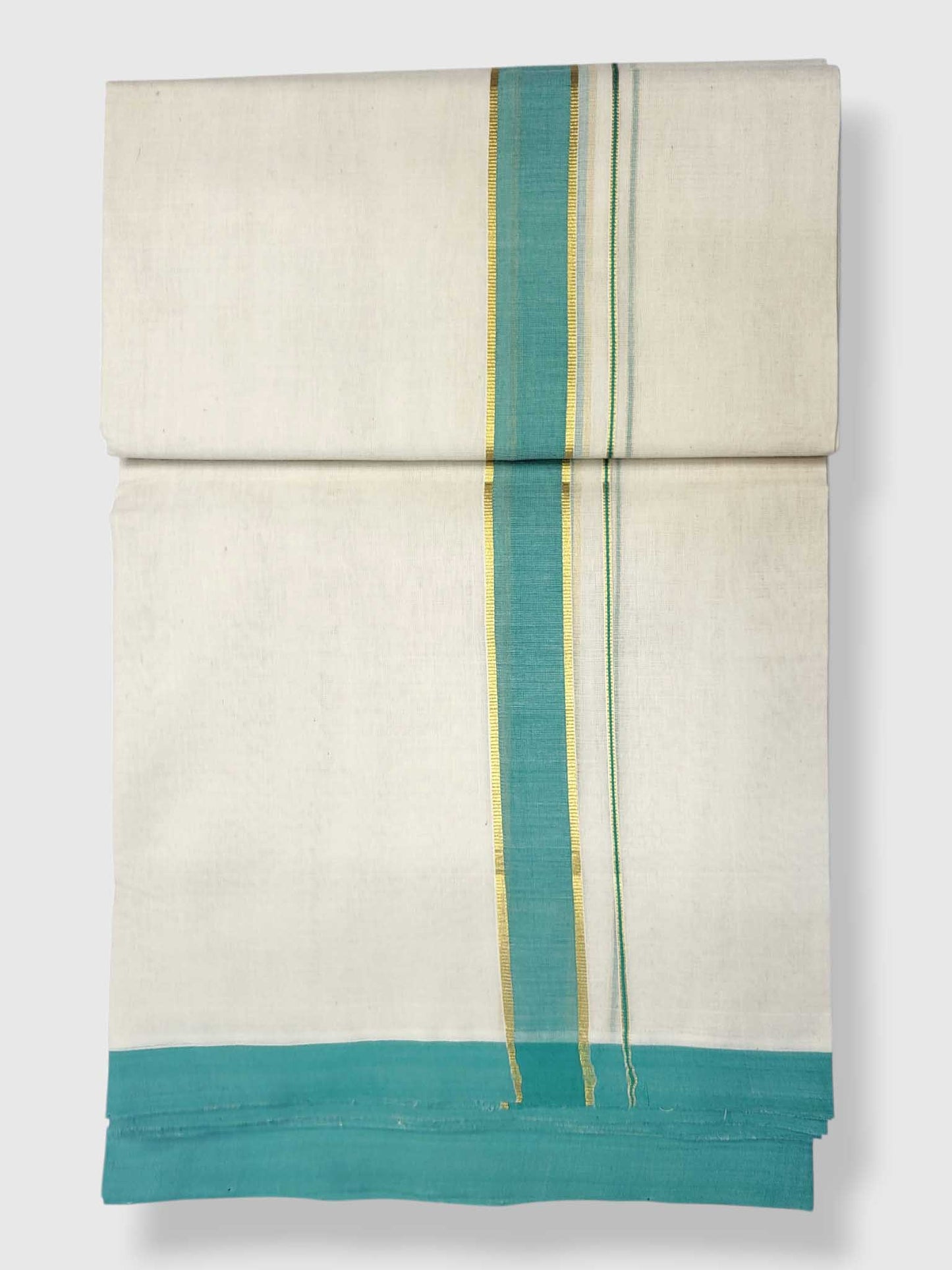 Kerala Balaramapuram Pure Cotton Handloom Mundu/Dhoti