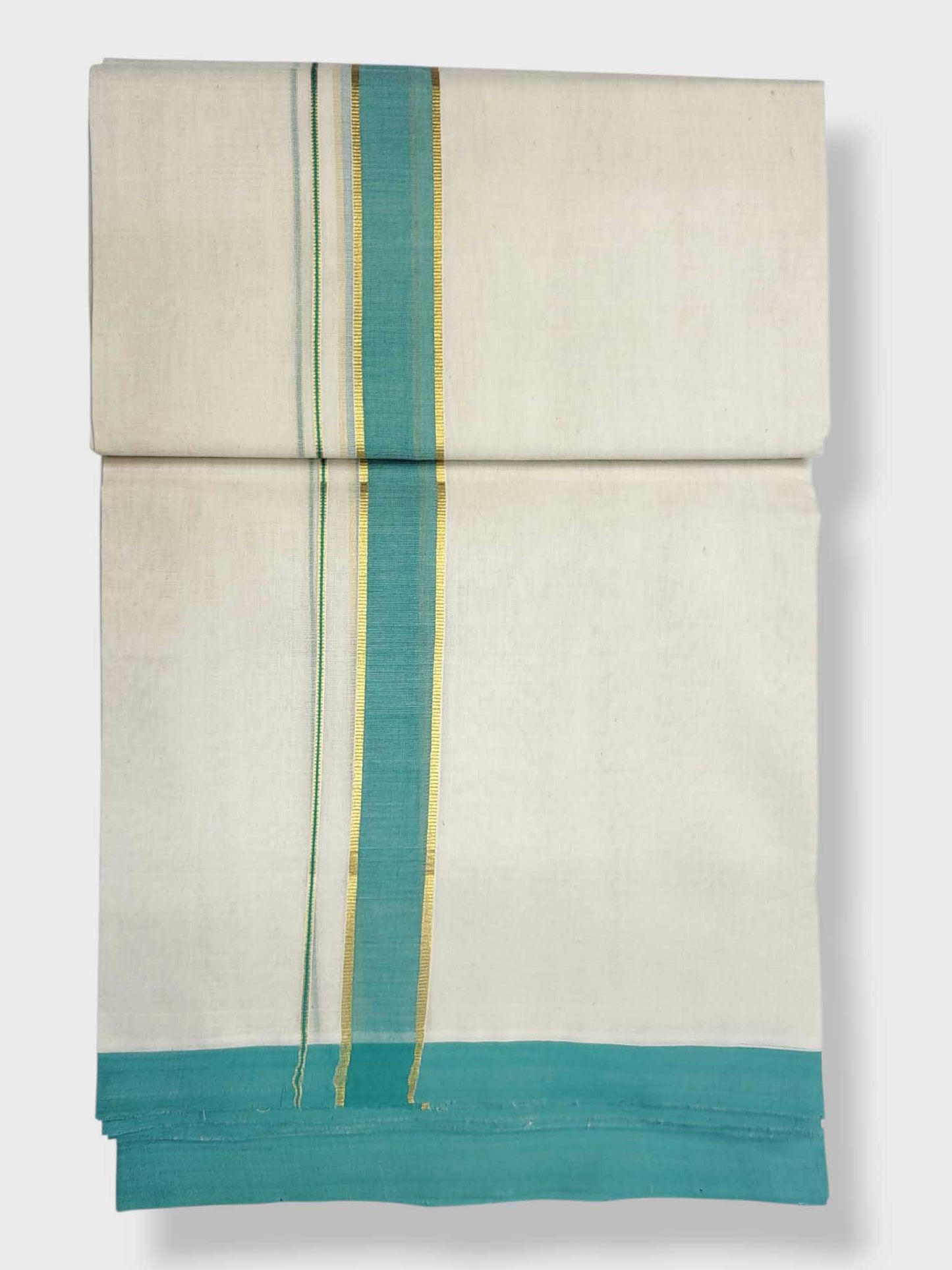 Kerala Balaramapuram Pure Cotton Handloom Mundu/Dhoti