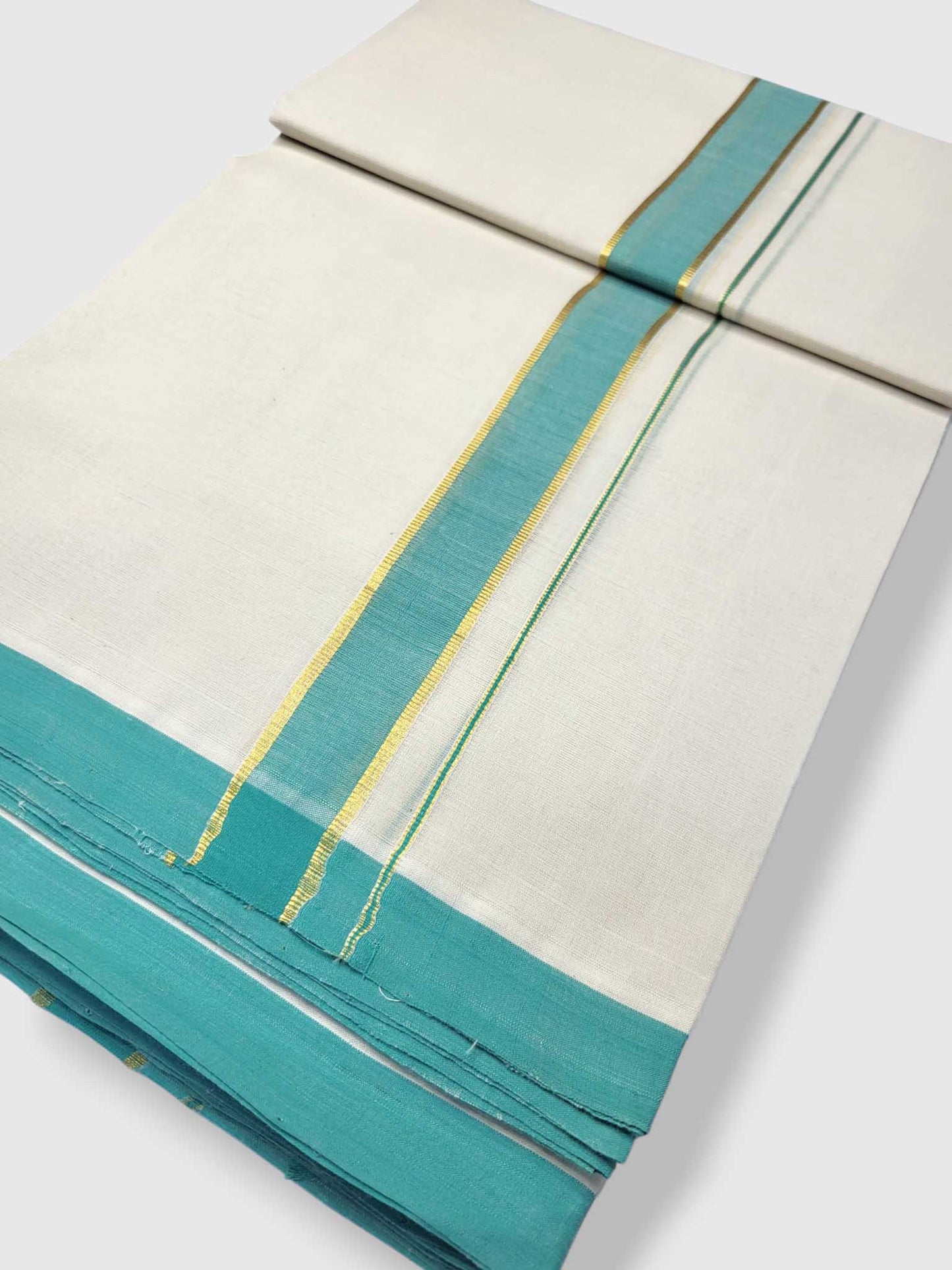 Kerala Balaramapuram Pure Cotton Handloom Mundu/Dhoti
